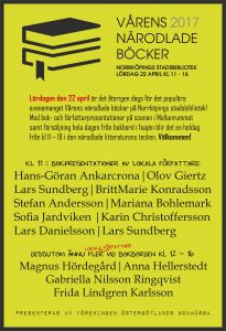 Norrköpings Stadsbibliotek lördagen den 22 april 2017 11.00-14.00