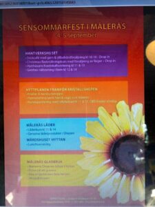 Sensommarevent i Målerås lördagen och söndagen den 4-5 september 2021